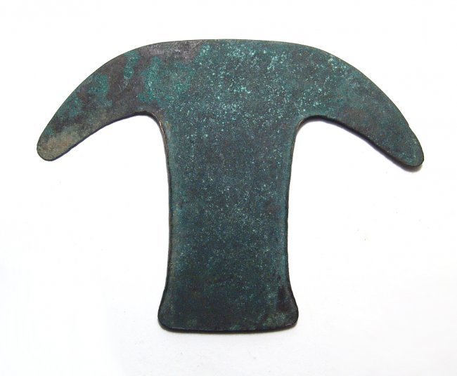 Pre-Columbian copper axe money, Guerrero, Mexico (1 of 3)