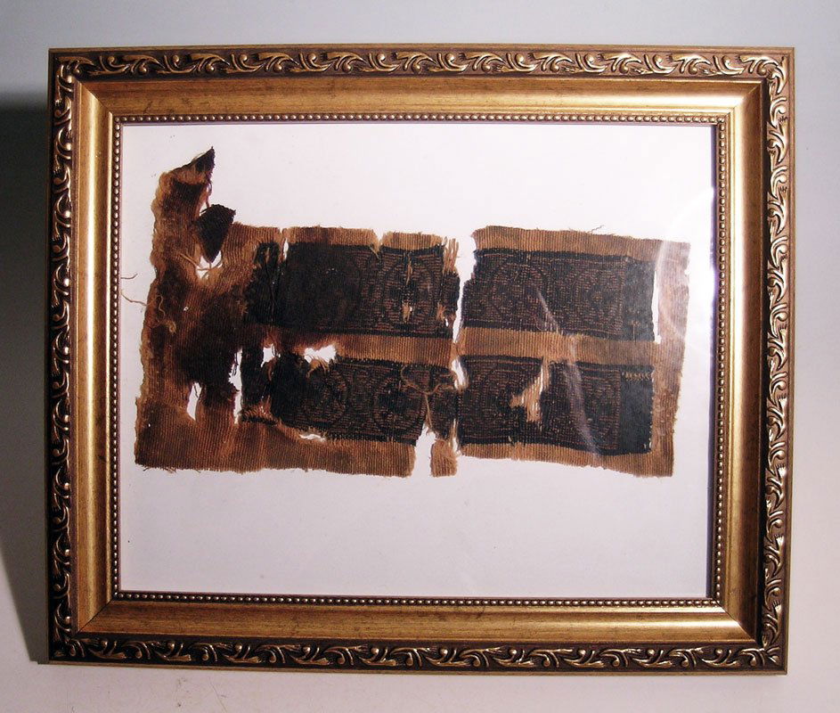 A beautiful  Coptic textile fragment from Egypt (1 of 2)