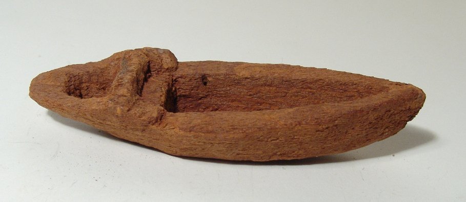 Egyptian votive wooden boat, Late Period (1 of 4)
