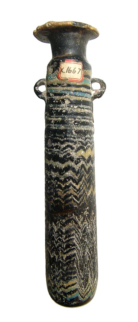 A nice Hellenistic core-formed alabastron (1 of 6)