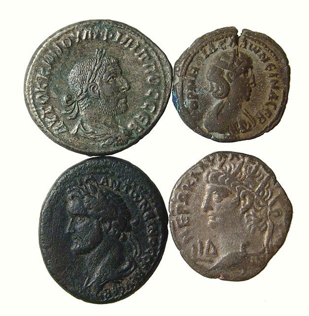 A lot of 4 nice Roman provincial coins (1 of 2)