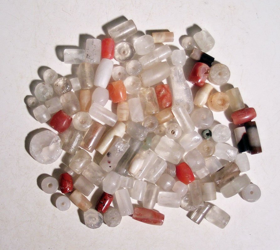 Large bag of excellent Sinu stone beads from Colombia (1 of 1)