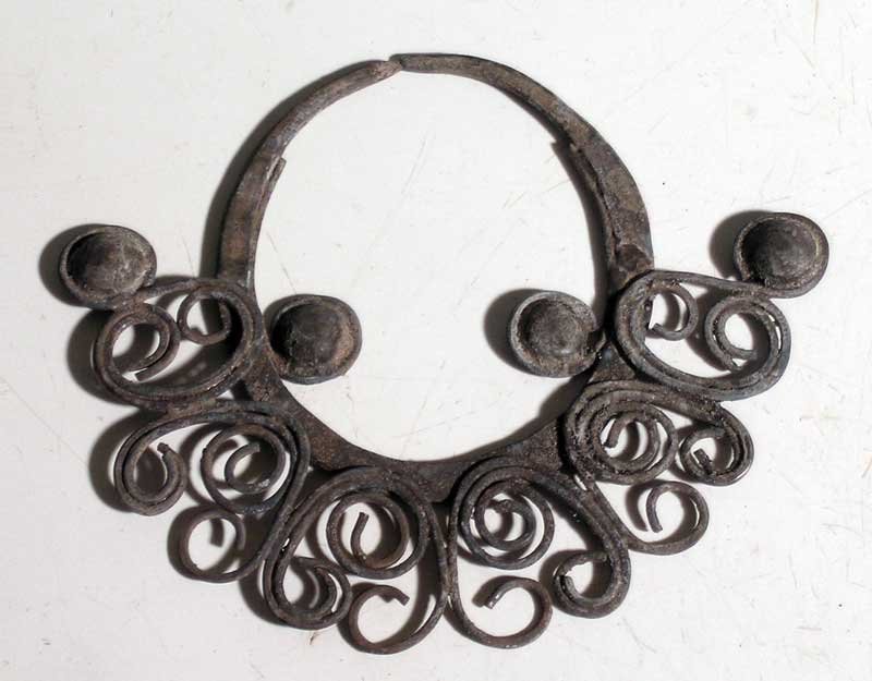 An intricately made Pre-Columbian nose ornament (1 of 1)