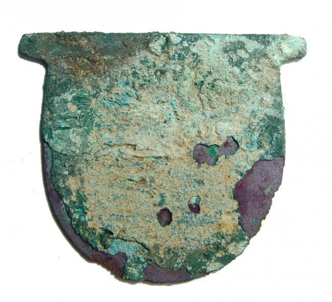 An Egyptian rounded copper axe head (1 of 2)