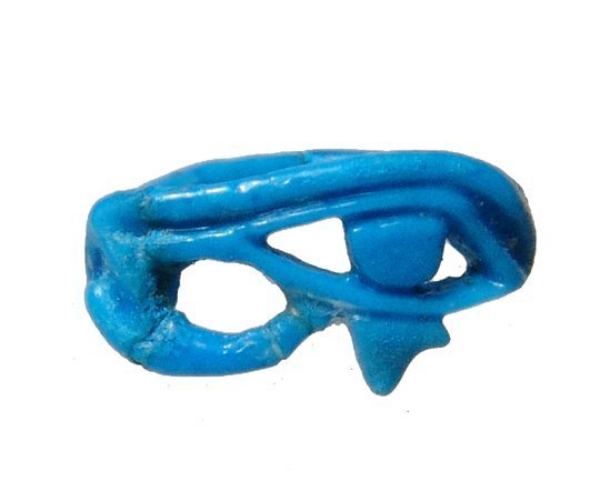 An Egyptian faience ring with Eye of Horus (1 of 3)