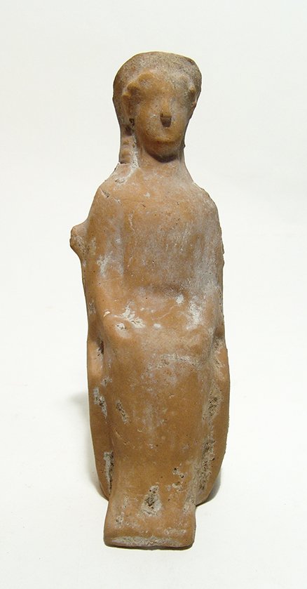 Greek votive figure of seated goddess Kybele (1 of 4)