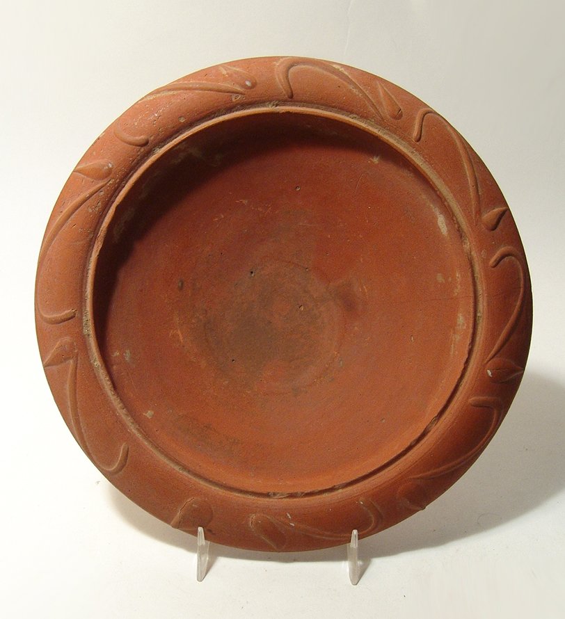 A choice Roman Samian-ware shallow bowl (1 of 3)