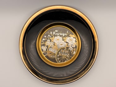 6” 24k gold edged “The art of chokin” Plate
