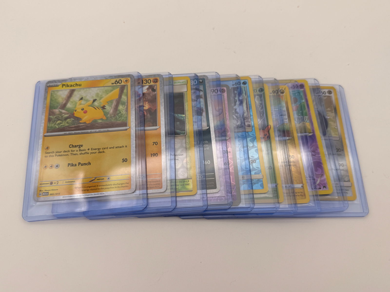 Lot of 10 Pokémon Holographic Cards (1 of 2)
