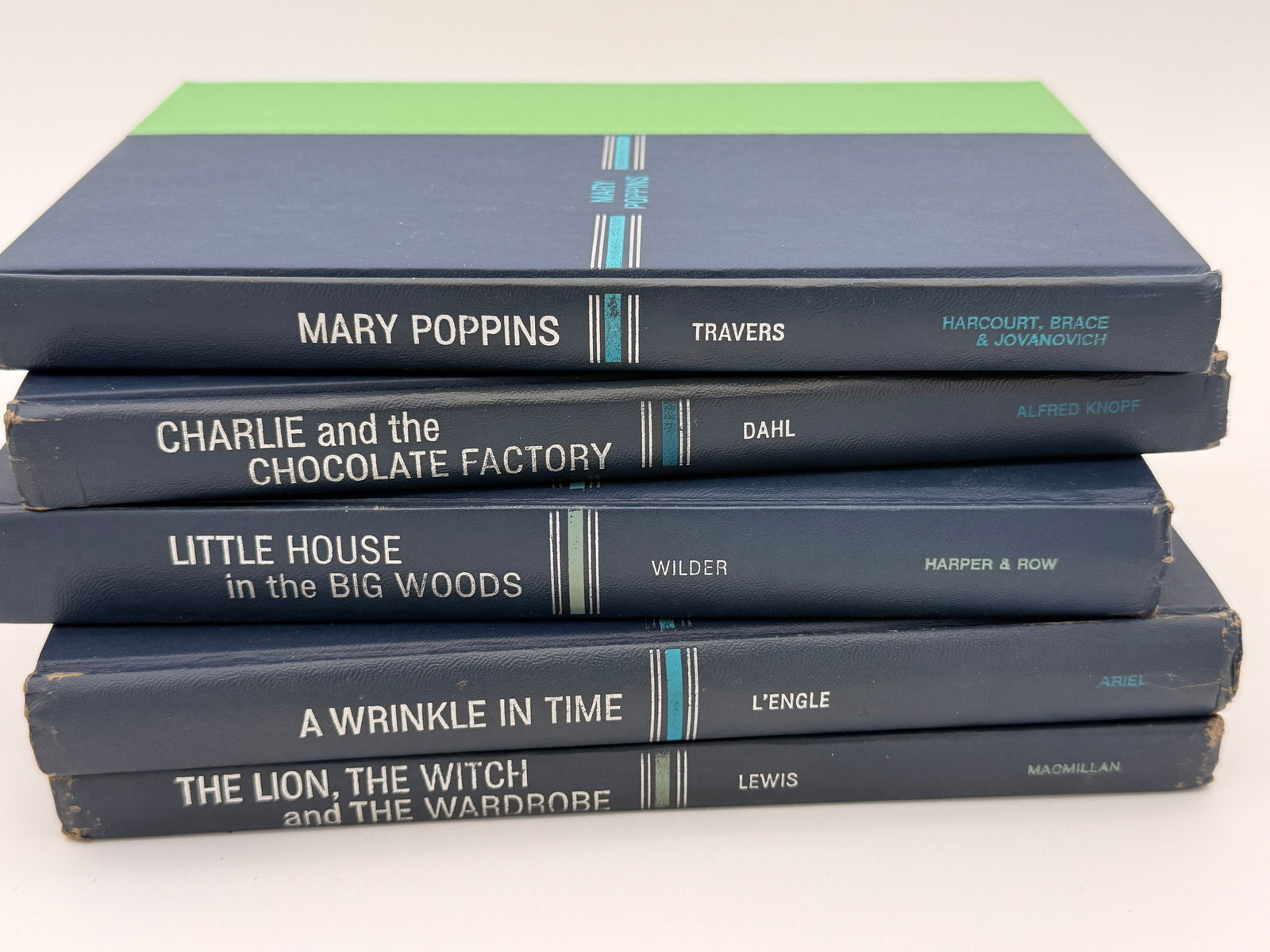 Set of Five Midcentury Children’s Classics – Travers, Dahl, Wilder, L’Engle, Lewis (1 of 5)