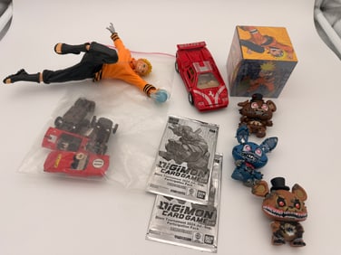 Mixed Anime and Gaming Collectibles Lot