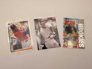 Michael Jordan Baseball Cards – Upper Deck Lot of 3 (1991–1994)