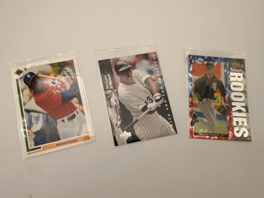 Michael Jordan Baseball Cards – Upper Deck Lot of 3 (1991–1994)