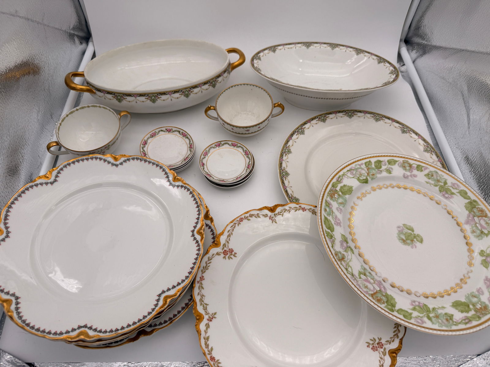 Collection of Early 20th C. French Limoges Porcelain, Haviland & Others (1 of 9)