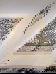 1964 Robert Furber “October – Twelve Months of Flowers” Lithograph – Penn Prints NY