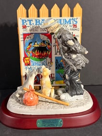 Celebrating 125th Annual American Circus Extravaganza EKJ Clown Flambro w/ Stand - Incl. COA