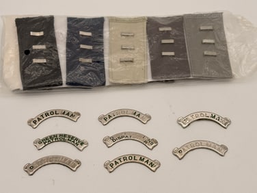 Mixed lot of Police Badge Plates + Extender Panels