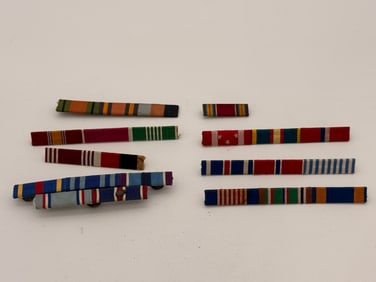 Mixed lot of Vintage Military Ribbon Bars