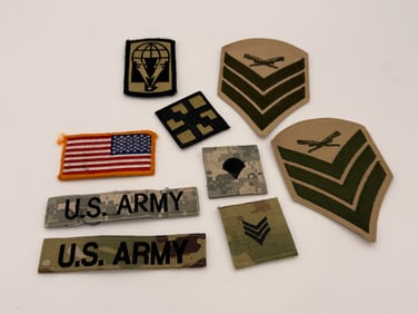 Mixed lot of Military Patches