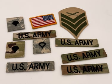 Mixed lot of Military Patches
