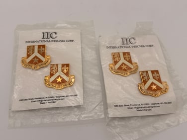 4 NEW "Pro Patria Et Unitate" Pins