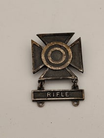 .925 Sterling Military "Rifle" Qualification Bar