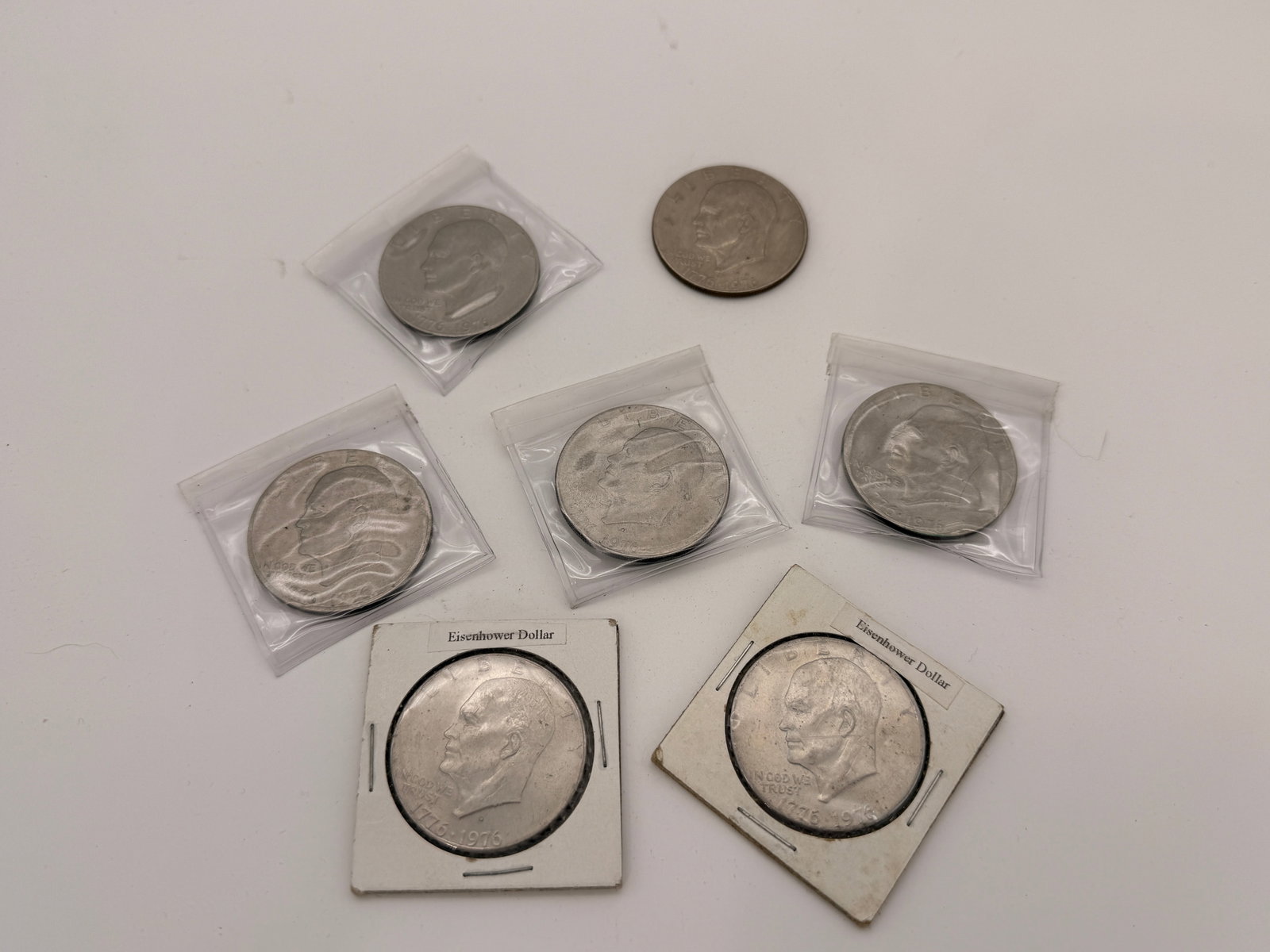 Lot of 7 Bicentennial Eisenhower Dollars (1 of 7)