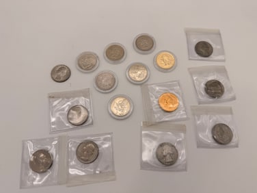 Mixed lot of US quarters