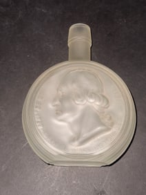 George Washington Frosted Glass Bottle