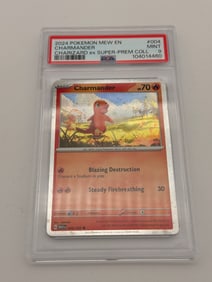 2024 Pokemon Charmander Mint PSA Graded 9