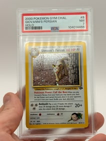 2000 Pokémon Gym Challenge Giovanni’s Persian Holo PSA 7