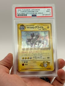 1998 Japanese Pokémon Lt. Surge’s Magneton PSA 9 Holo