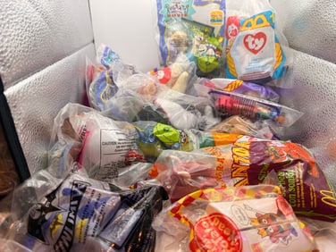 Lot of 1990s–2000s Sealed Fast-Food Promotional Toys