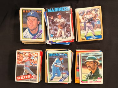 Bulk Lot of 300+ Vintage Baseball Cards