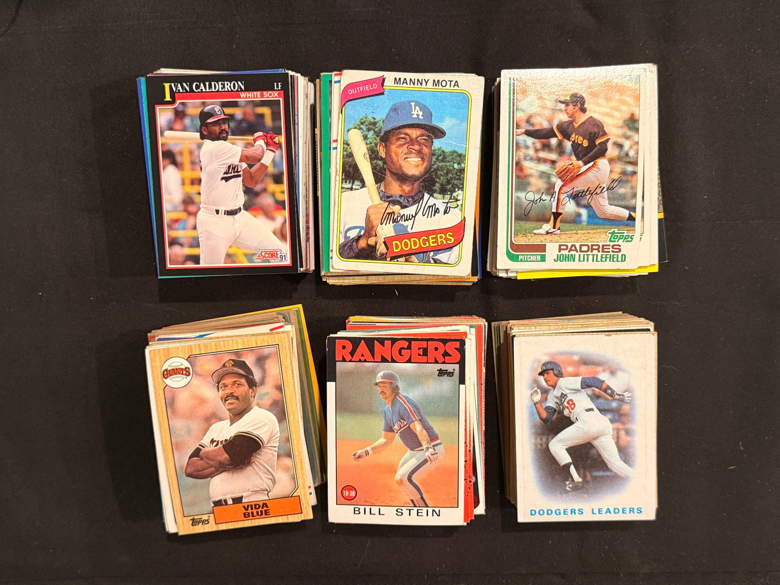 Bulk Lot of 300+ Vintage Baseball Cards: Large mixed lot of Topps baseball cards, stars and commons, sold unchecked.