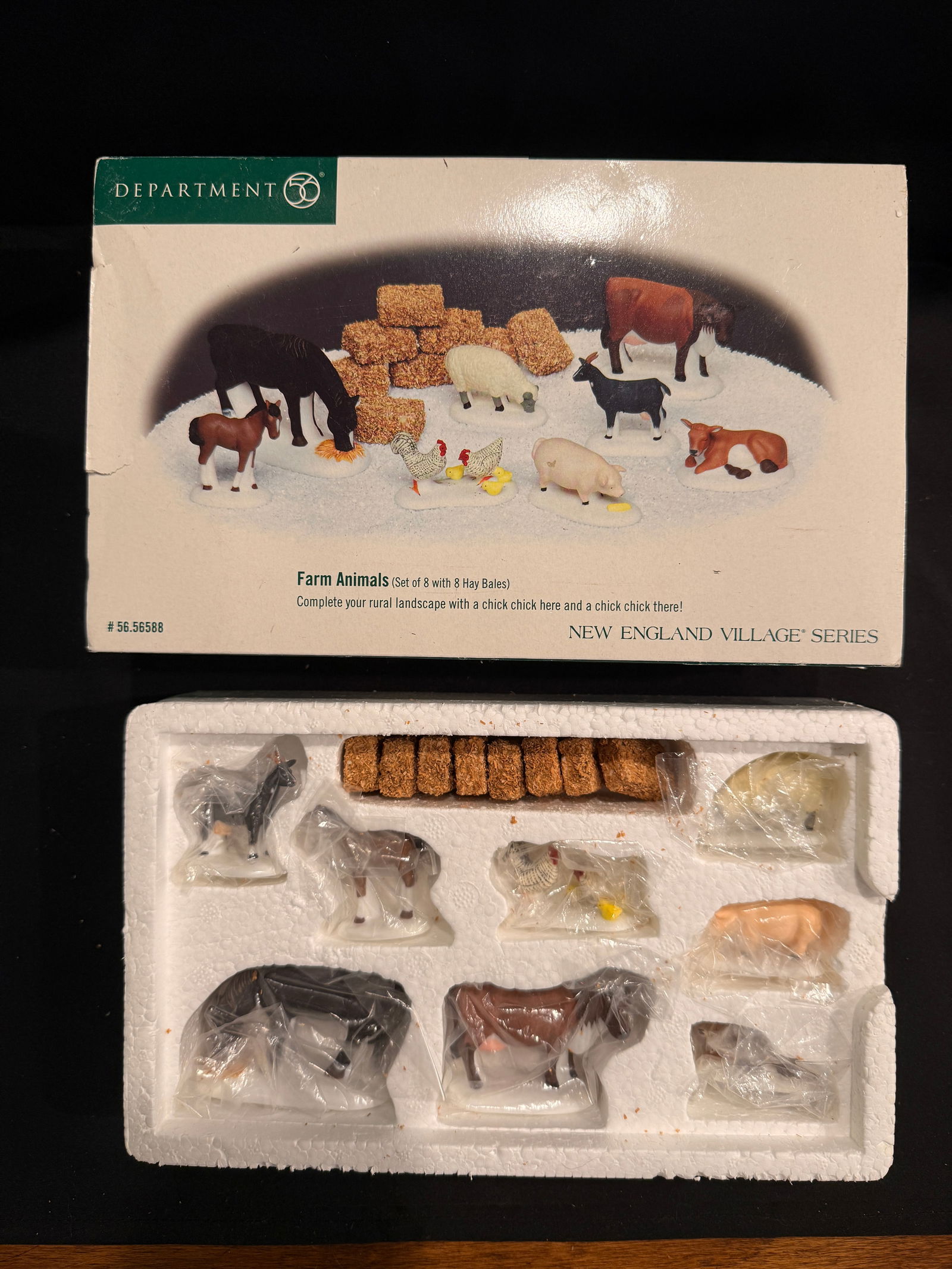 Dept 56 New England Village Farm Animals Set (1 of 4)