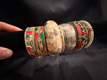 Vintage Costume Bangle Bracelets (12)