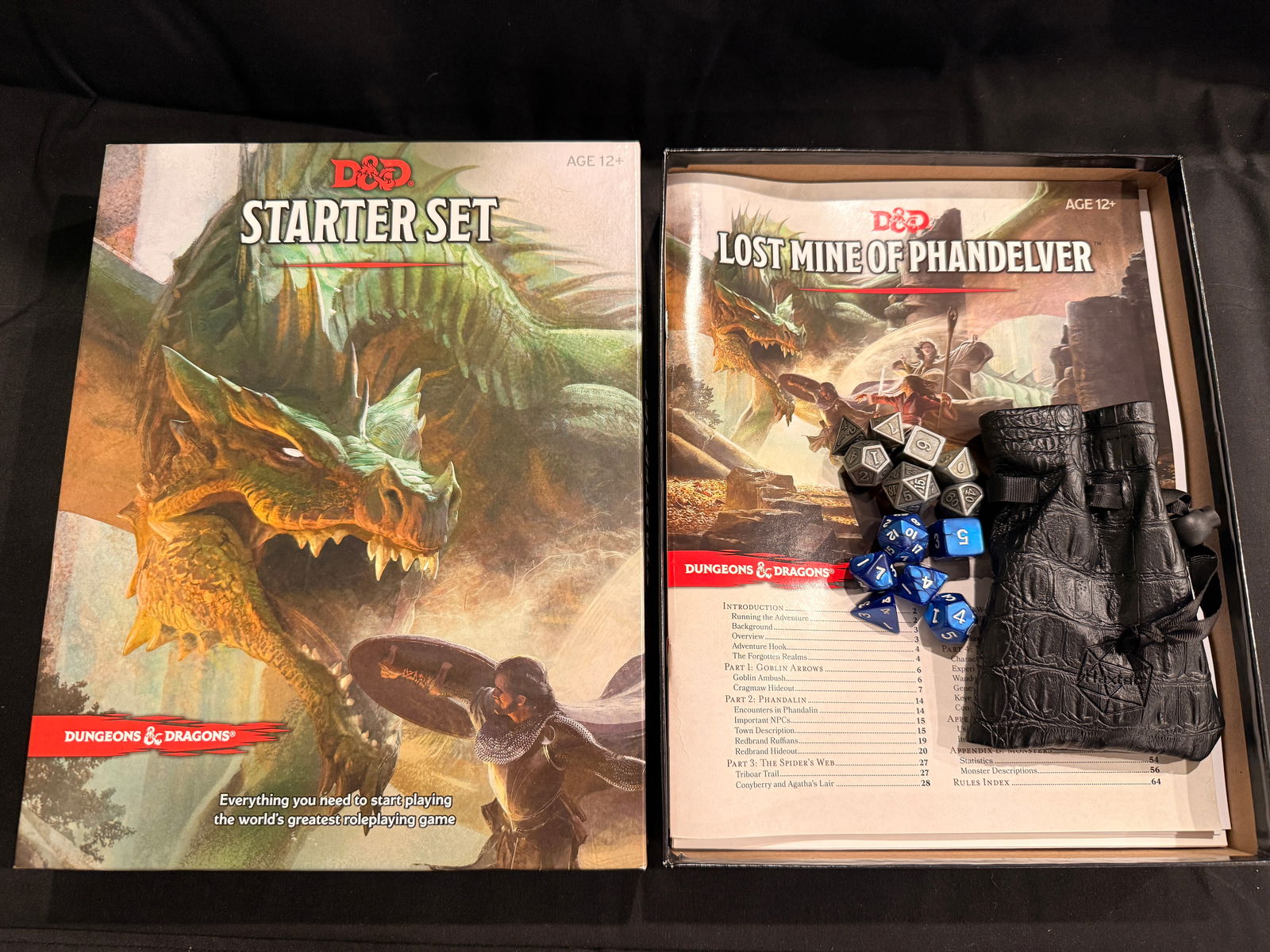Complete + Unused Dungeons & Dragons Starter Set w/ Extra Metal Dice (1 of 4)