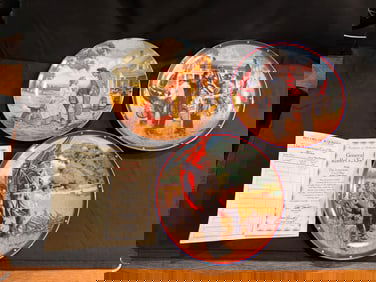 American Civil War Collector Plates - One w/ COA