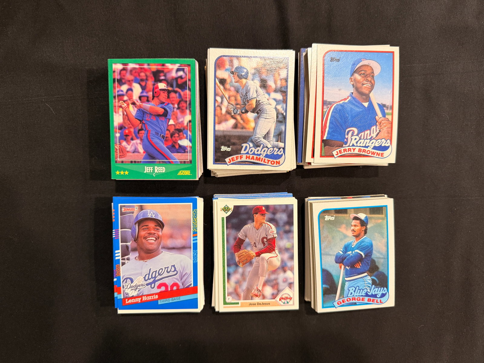 Bulk Lot of 300+ Vintage Baseball Cards: Large mixed lot of Topps baseball cards, stars and commons, sold unchecked.