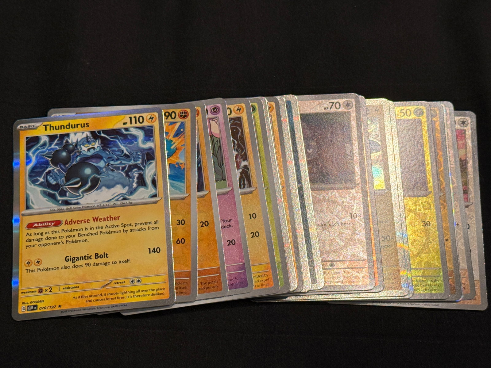 20 Random Holographic Pokemon Cards NM: Near Mint, 20 Cards at random, ALL Holographic
