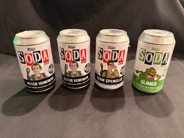 Lot of 4 SEALED Funko SODA Figures