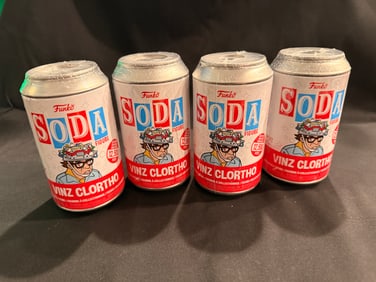 Lot of 4 SEALED Vinz Clortho Ghostbusters Funko SODA Figures