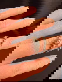 2 Sterling Silver .925 Rings (Stamped/Tested)