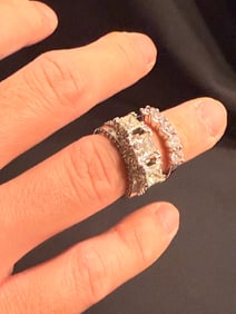 2 Sterling Silver .925 Rings (Stamped/Tested)