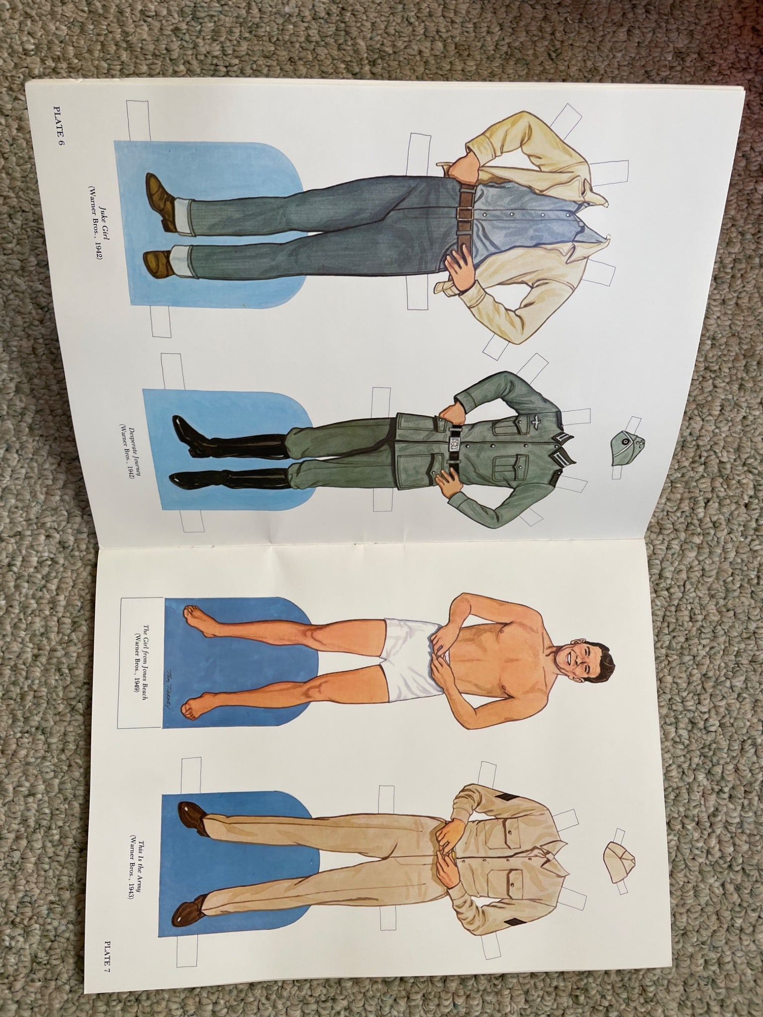 Tom Tierney Ronald Reagan Paper Dolls in Full Color - 4