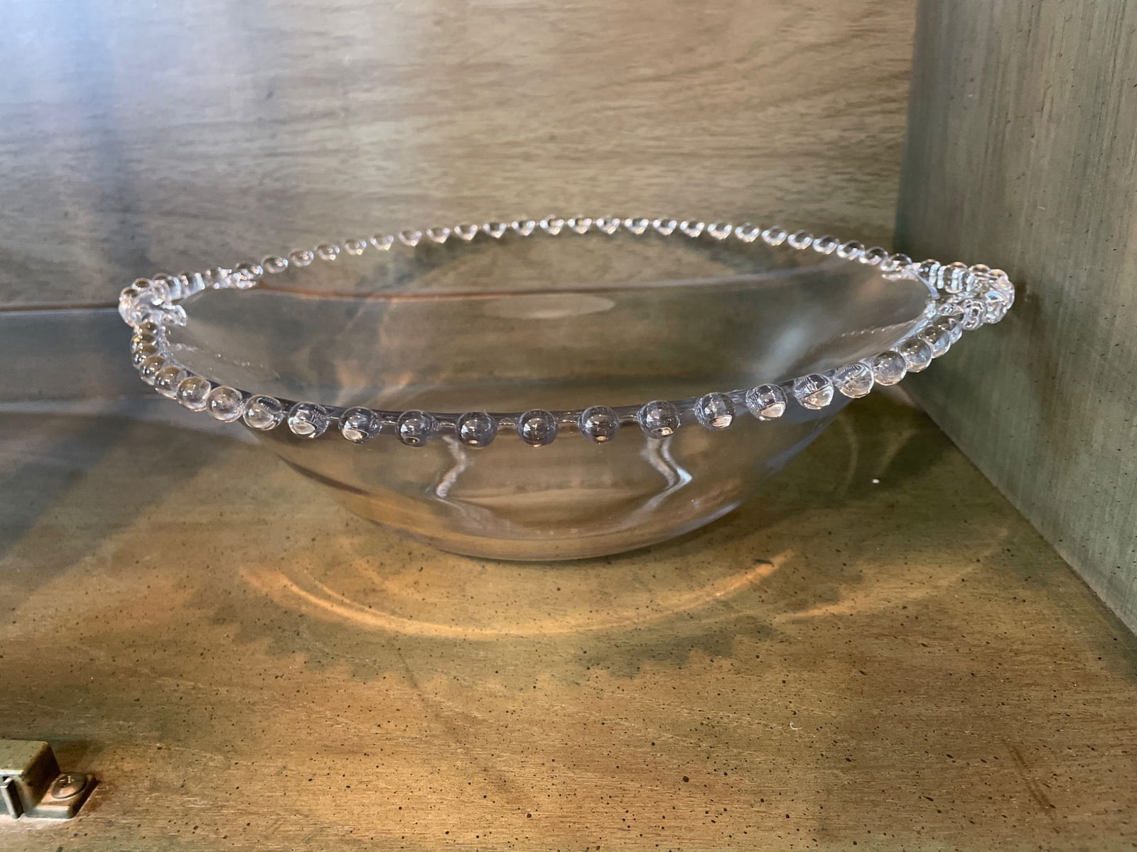 Glass Tableware with Beaded Edging - 2