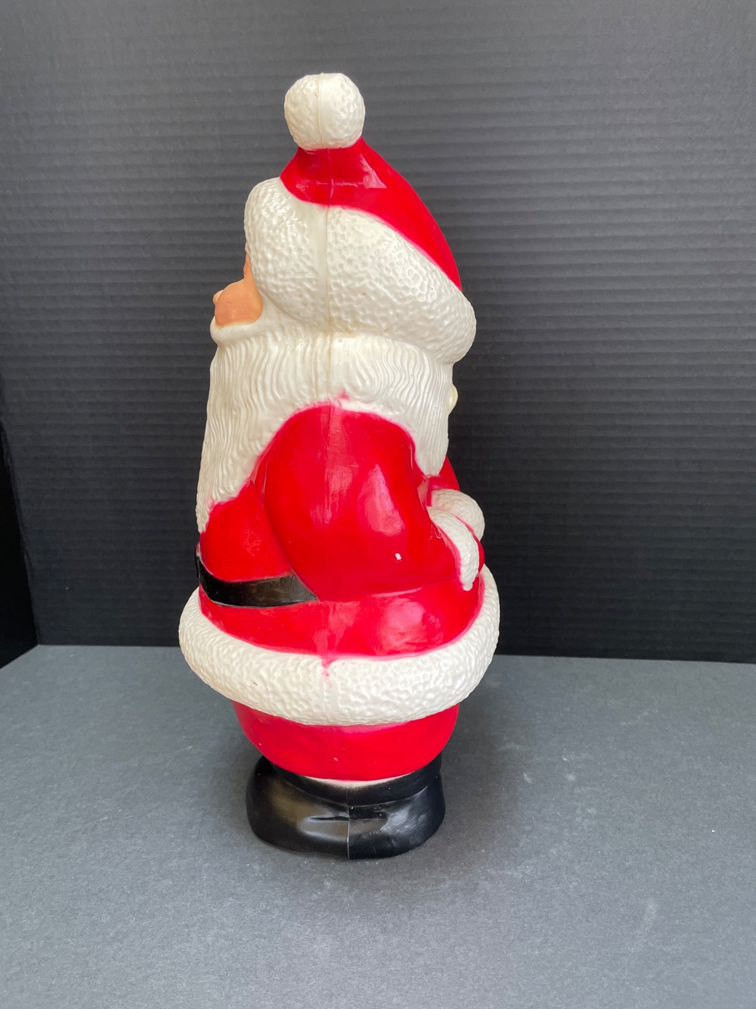 Plastic Santa Claus Blow Mold Decoration with Light Hole - 2