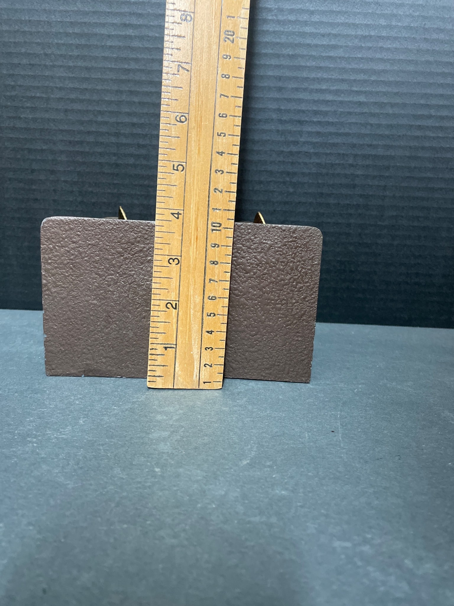 Brass Fish Bookends with Brown Bases - 5