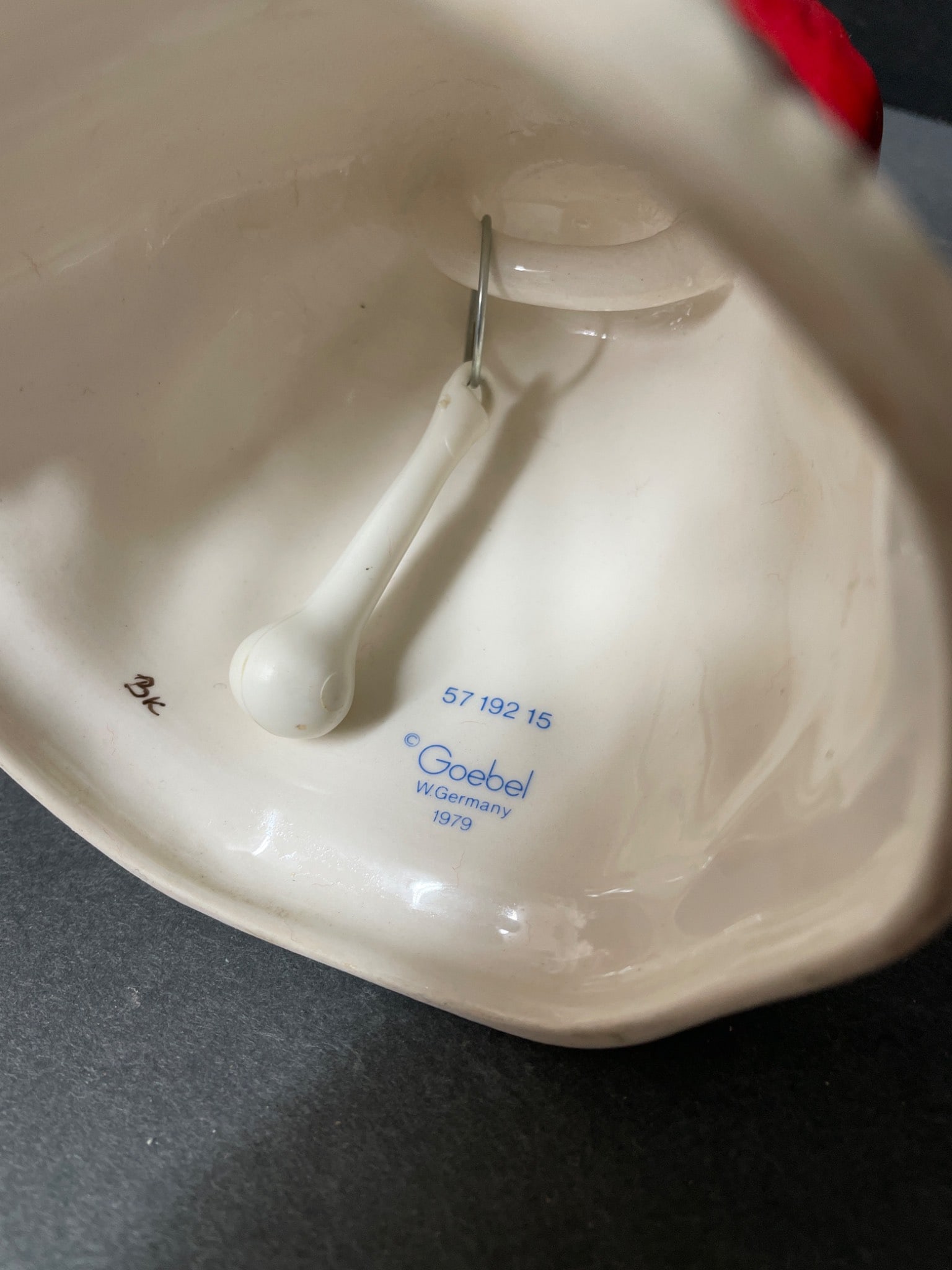 Figurines, Goebel Angel Bell with 1979 Marking and Ceramic Winged Cherub - 4